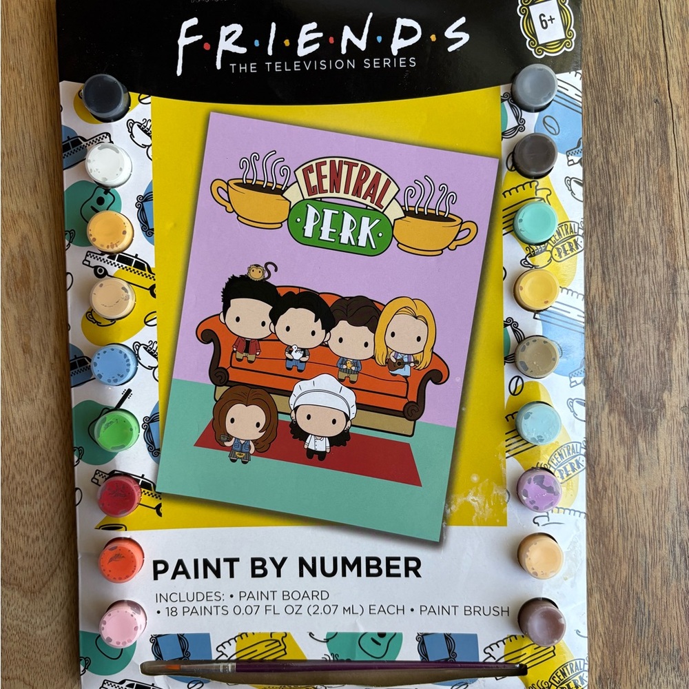Friends Central Perk Paint by Number Set